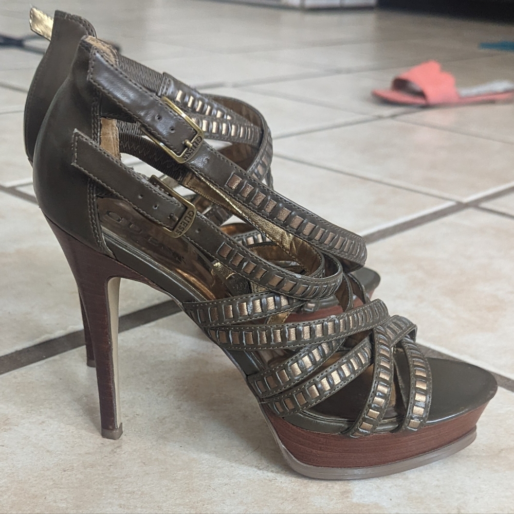 Guess platform heels